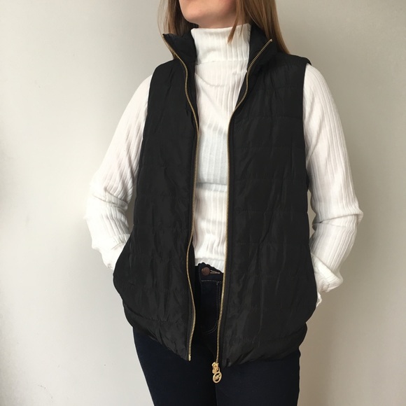 Michael Kors Black Down Vest - Picture 1 of 5